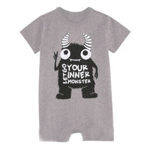 Load image into Gallery viewer, Newborn Baby Boy Rompers Little Monsters Baby Boy Clothes One Piece Baby Girls Jumpsuits 2018 Summer Baby Boy Clothing