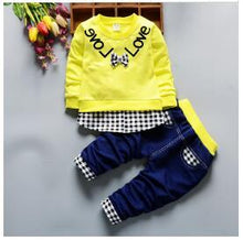 Load image into Gallery viewer, BibiCola baby boys  clothes sets baby boy shirt+pants  fashion baby boy clothes tracksuit  sets boys clothing
